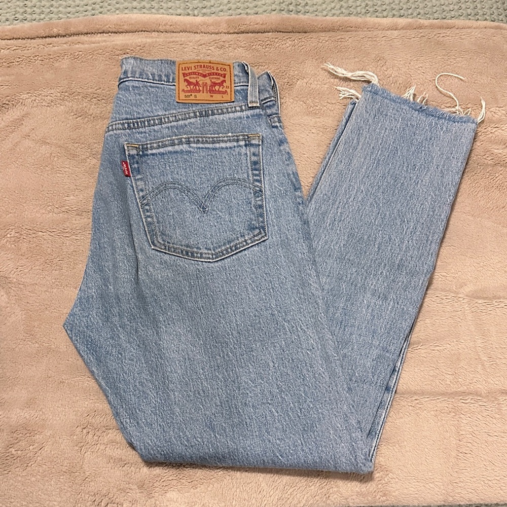 Levi's Sky Blue Denim Pants